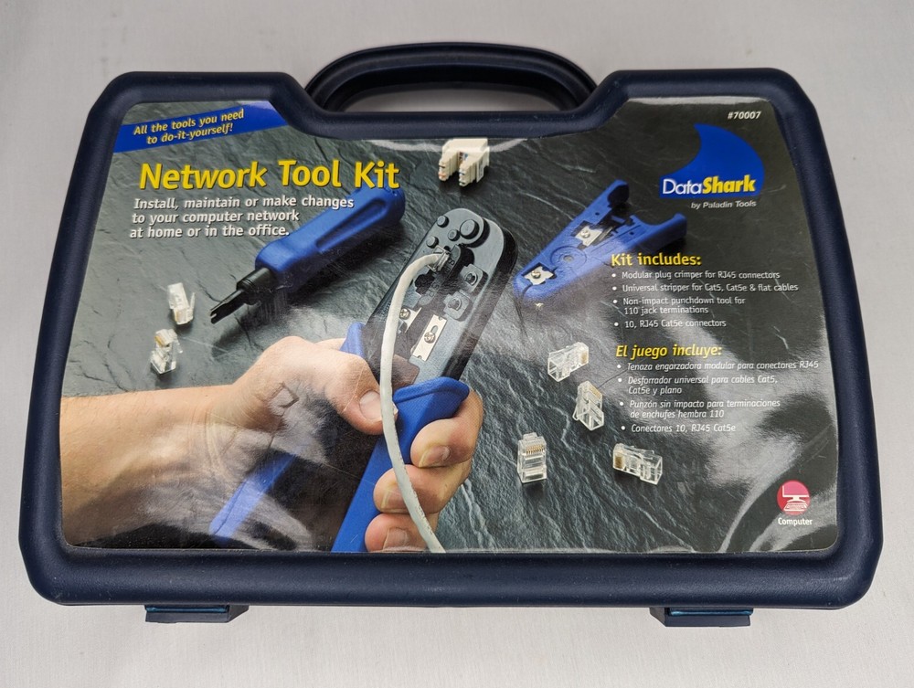 Networking Kit Tools Data Technician IT Tools Compression Cutter Data Shark Coax