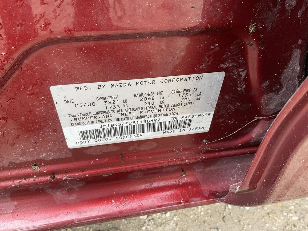 2004-2013 Mazda 3 Conventional Ignition Assembly