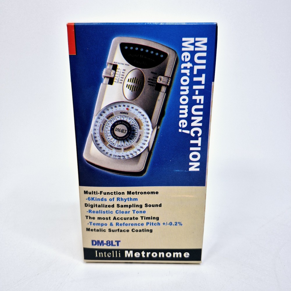 Intelli Multi-Function Metronome DM-8LT Beat Rhythm Pitch Black