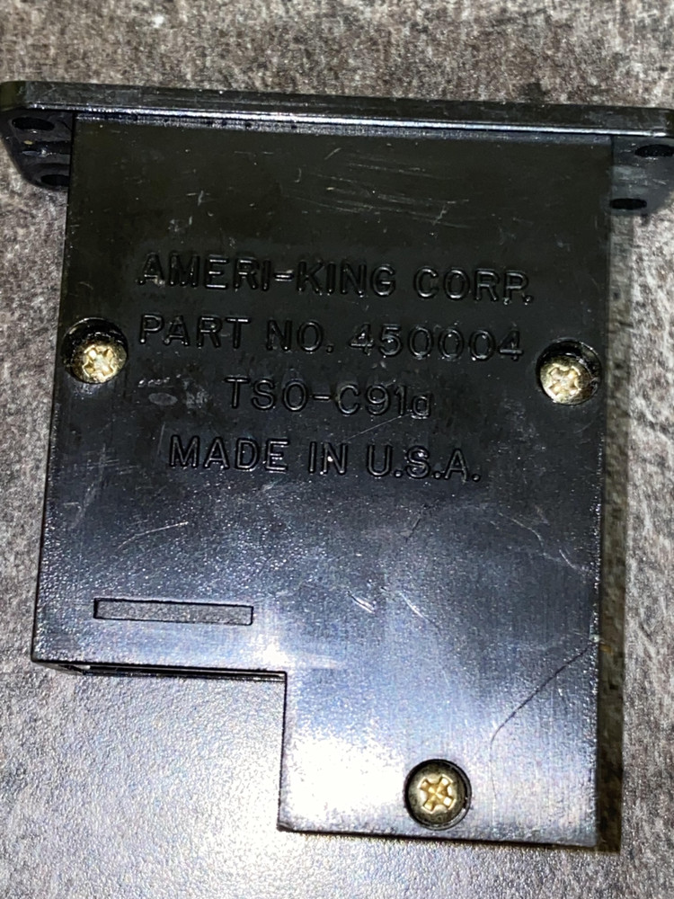 AMERI-KING 450004 ELT REMOTE SWITCH ASSY