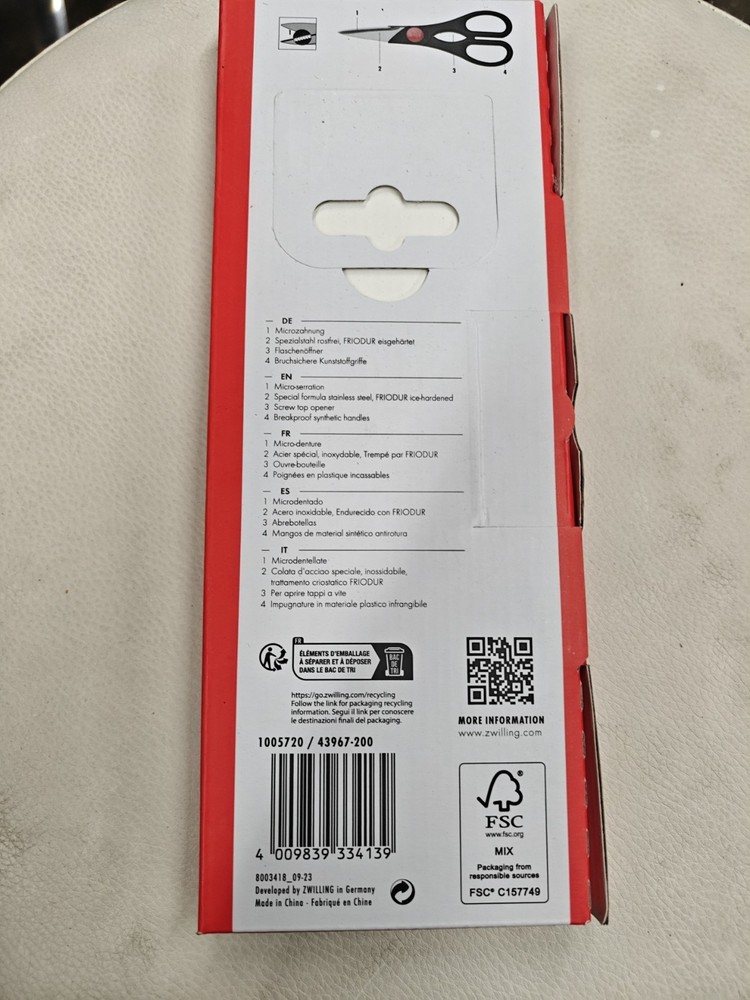 Zwillings 8 Inch Multi-Purpose Kitchen Shears High Quality Ergonomic Scissors