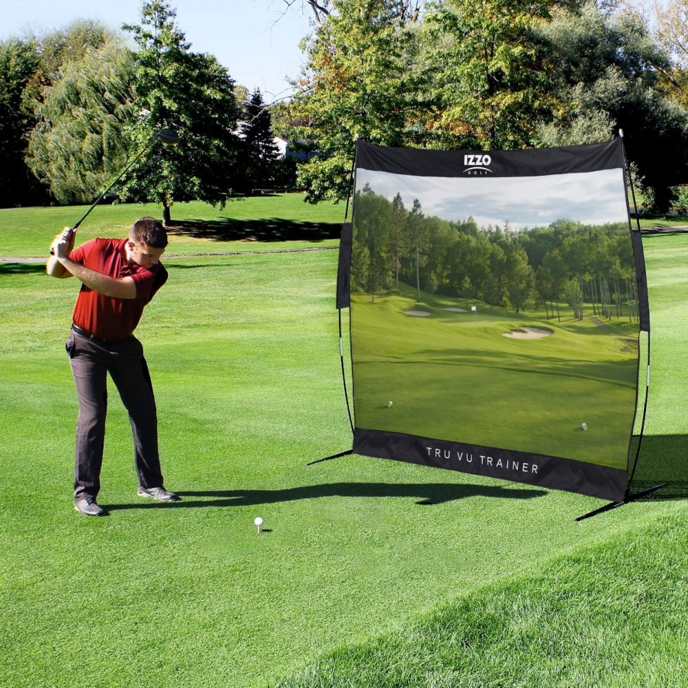 NEW Izzo Golf Tru Vu Trainer Hitting Net Classic Course Home Range Practice