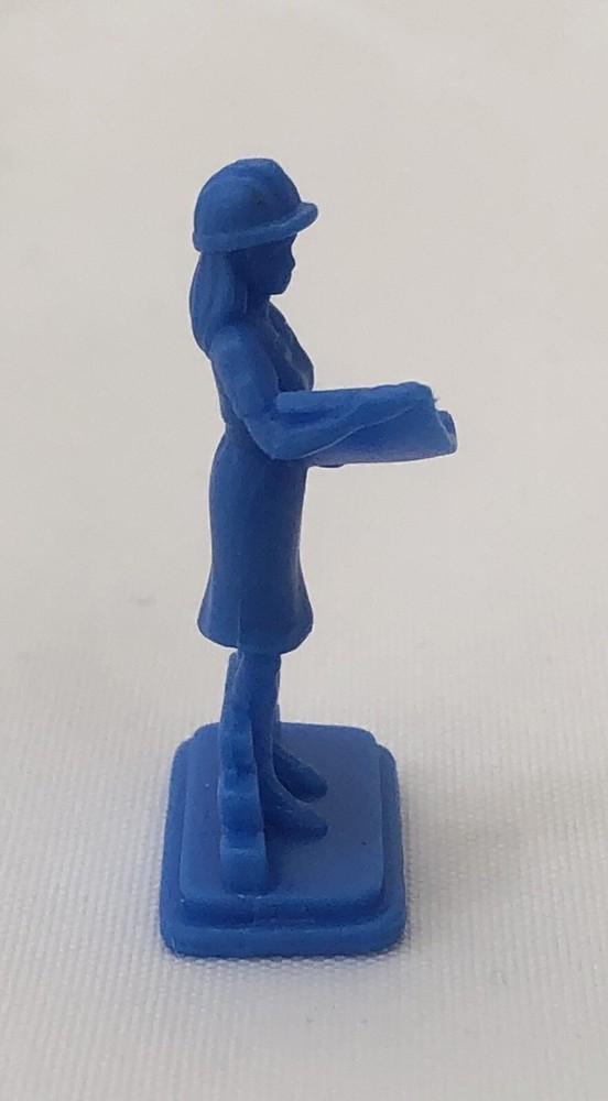Monopoly U-build Blue Token Mover Replacement Piece Part Hasbro Board Game