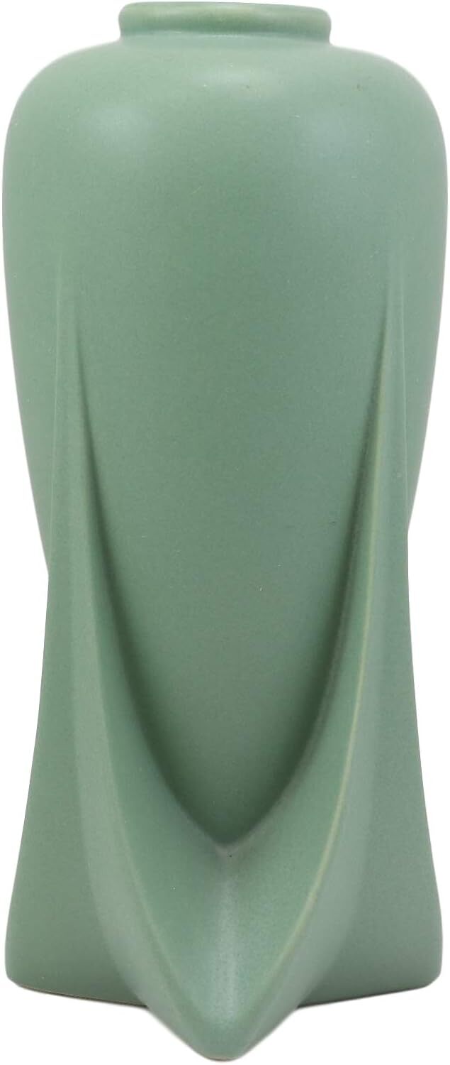 Ebros Teco Art Pottery by Frank Lloyd Wright Vase Reproduction (Rocket - Green)