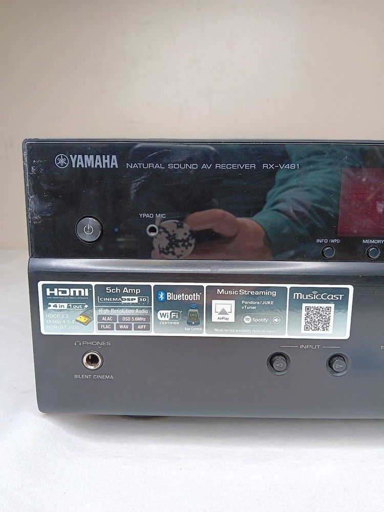Yamaha RX-V481 5.1 Bluetooth Audio Receiver