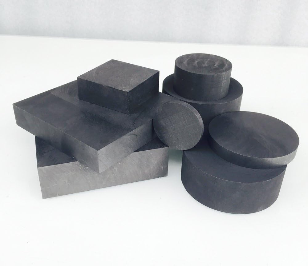 Customizable 40MMx5MM High-Purity Graphite Block for Engineering Applications