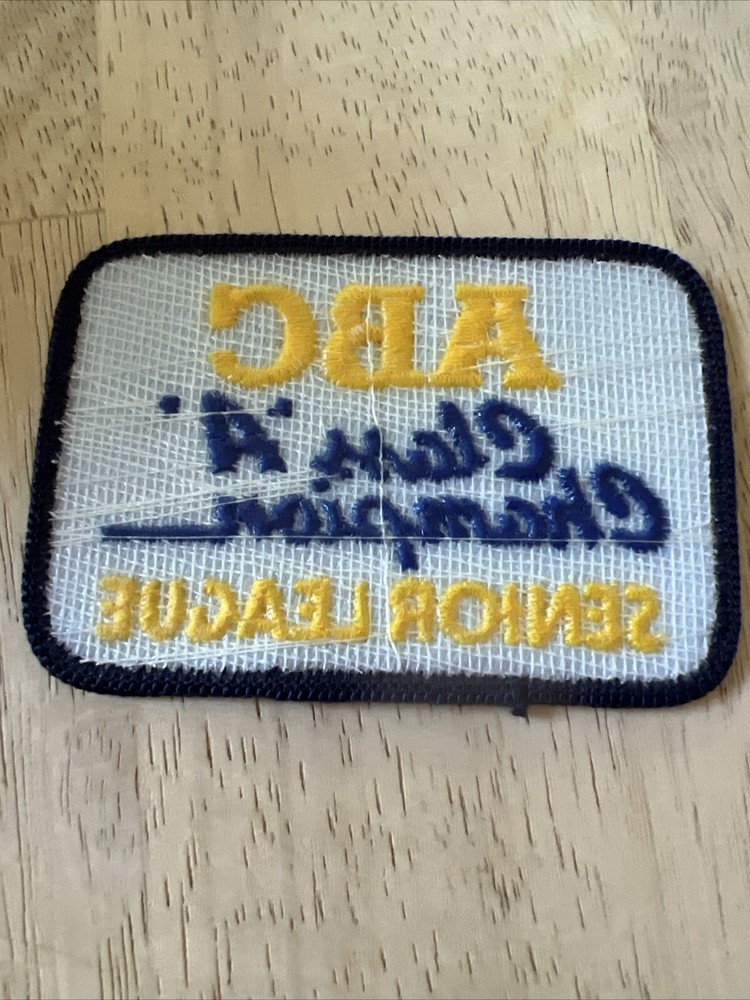Vintage ABC class “A” Senior League Bowling 🎳 Champion Patch
