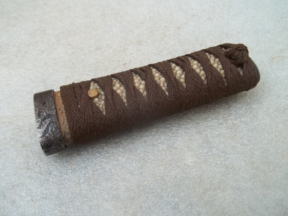Antique Shagreen Japanese Sword Handle