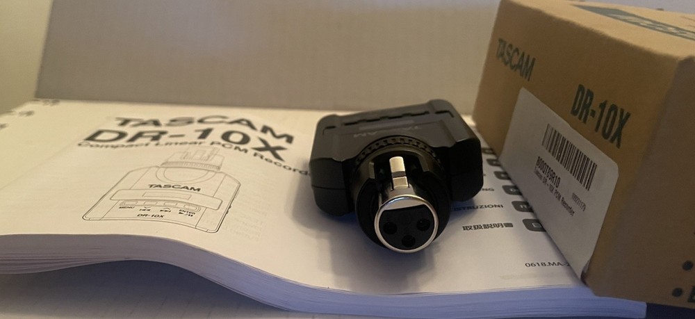 Handheld Microphone Plug On Audio Recorder