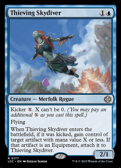Thieving Skydiver 177 R Normal LCC MTG NM