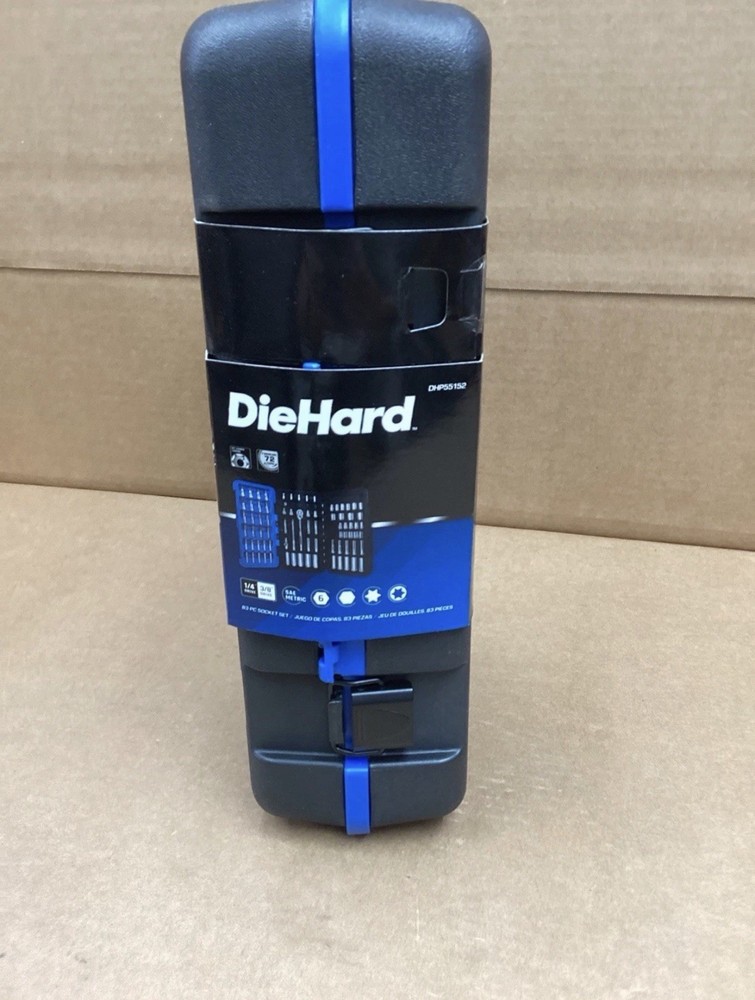 Diehard 3/8" Drive Tri-fold Ratchet Socket Set - 83 Piece- (DHP55152)