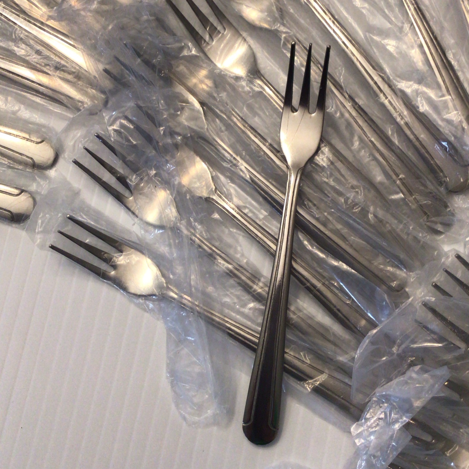 Cocktail Fork Set World Tableware Stainless Steel Dominion 5.5” Serving Party