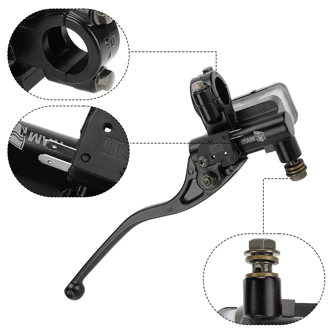 Front Brake Master Cylinder for Honda ATC200X ATC250R 1981-1985 45500-965-013