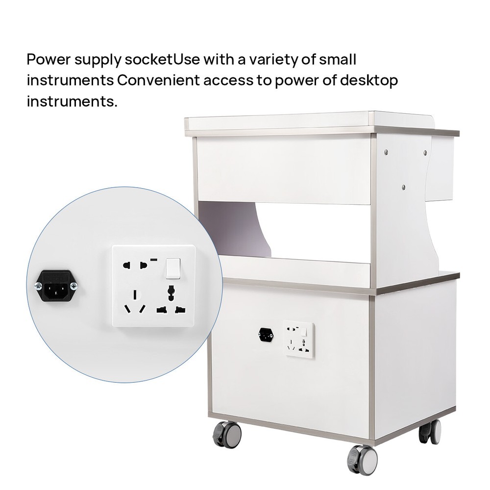 FDA Dental Unit Chair Computer Controlled+Dentist Stool/Rolling Tool Cart