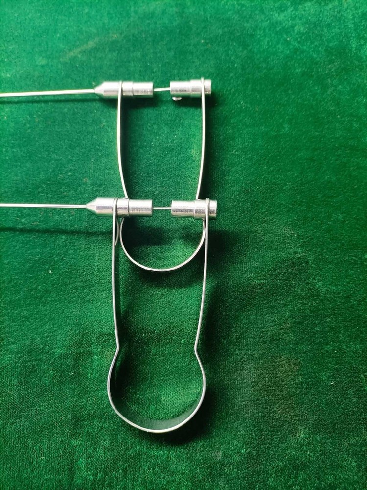 2pc Laparoscopic PCNL Tripronge Forceps 3FR 60cm Reusable Surgical Instruments