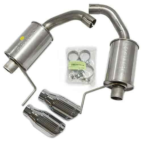 Roush Performance 421837 Axle-Back Exhaust with Dual Round Tips