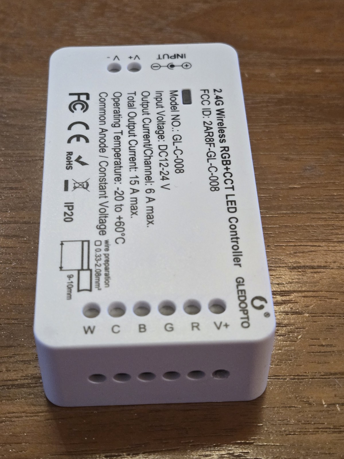 Gledopto Zigbee 3.0 LED Controller RGB CCT RGBW GL-C-008 2.4G Wireless