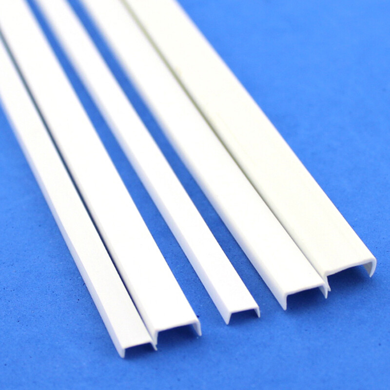 ABS Styrene Plastic Tube Strip Round/Square/Angle Rod Sheet Building Model DIY