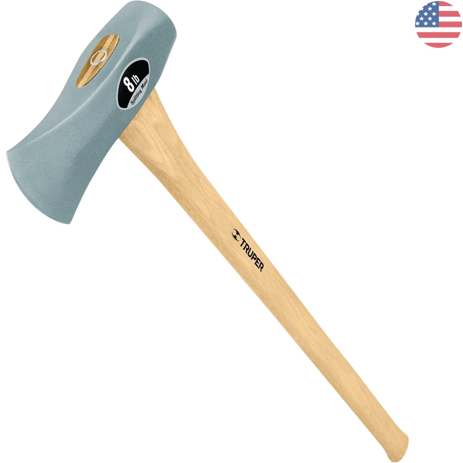 8-Pound 34-Inch Splitting Maul, Axe Eye, 34-Inch Hickory Handle