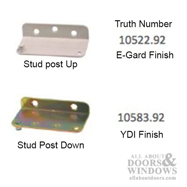 Truth Stud Bracket #20629 Right Hand Yellow Dichromate