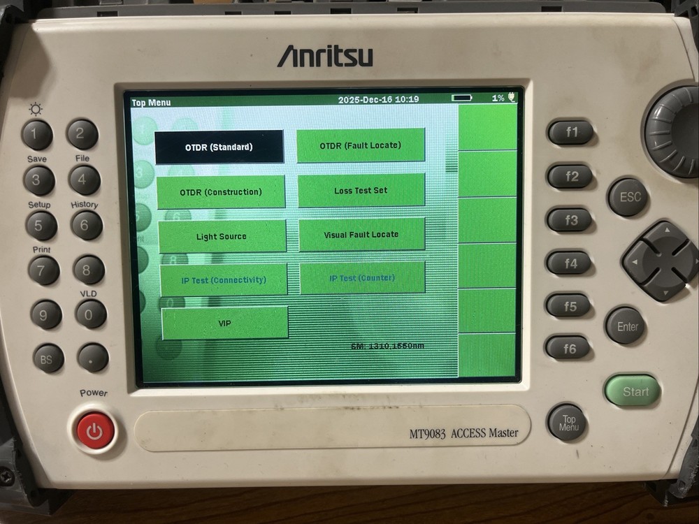 Anritsu Access Master MT9083A1 Opts 10/7/2