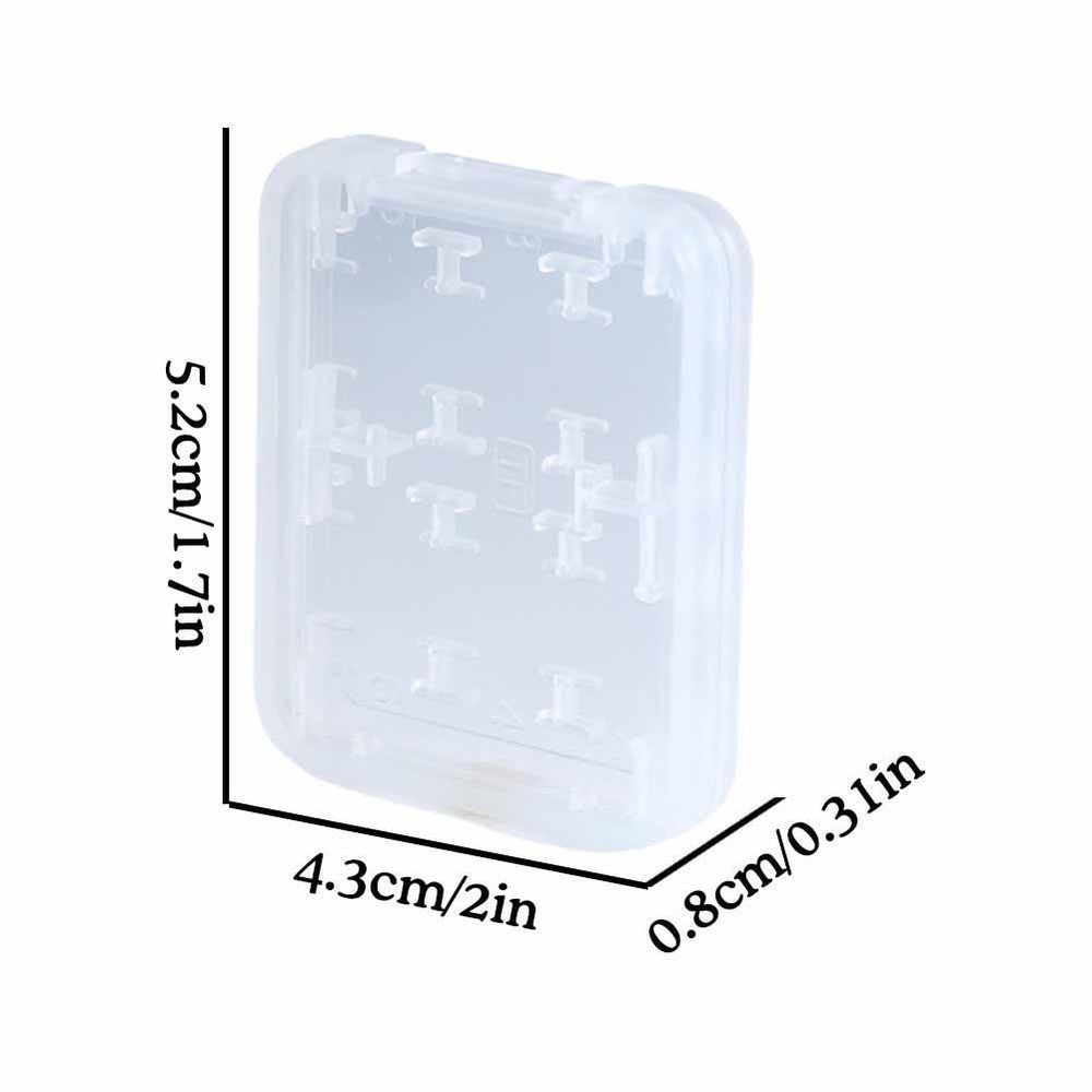 1 PC Protector Holder Micro Box For SD SDHC TF MS Memory Card Storage Case  Z5W5