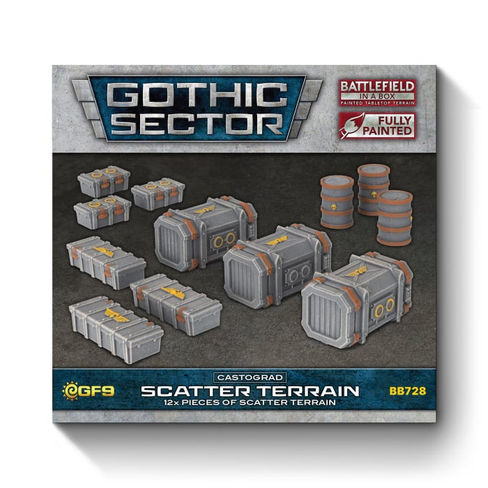 Battlefield in a Box: Gothic Sector: Castograd Scatter Terrain (x12)