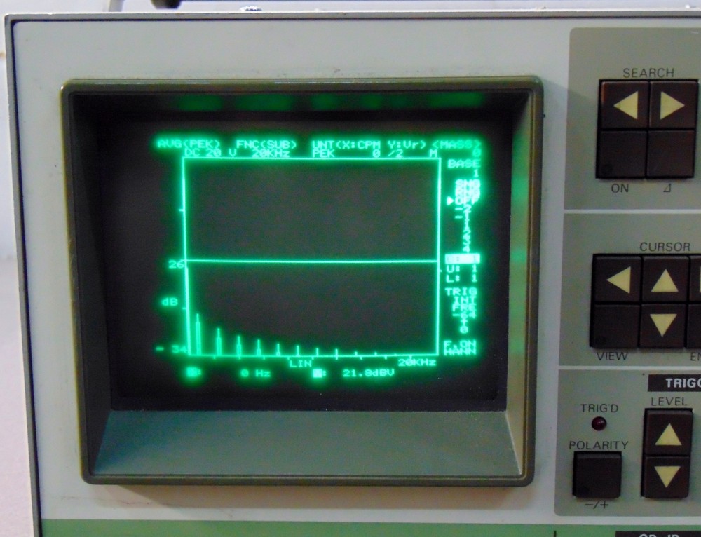 ONO SOKKI CF-300 PORTABLE FFT ANALYZER