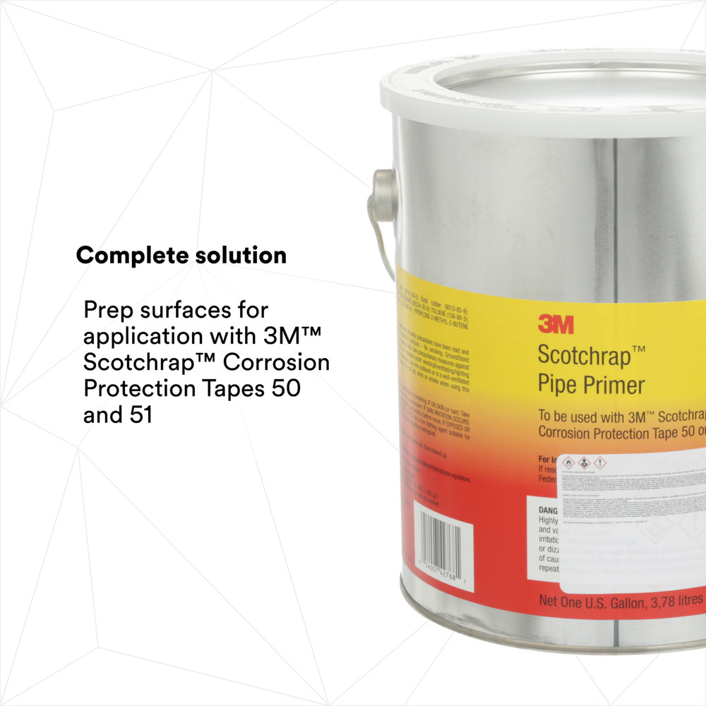 3M Scotchrap Pipe Primer: 1 gallon can (Black)