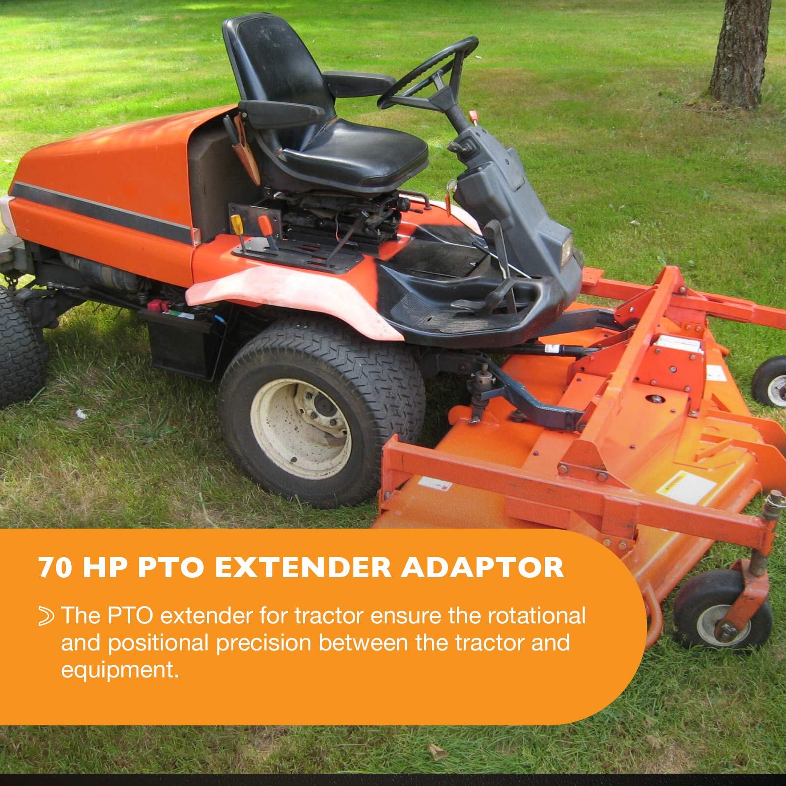 PTO Extender Adaptor Female 21 & 1-3/8" Male 6 & 1-3/8" Spline For 70HP Engine