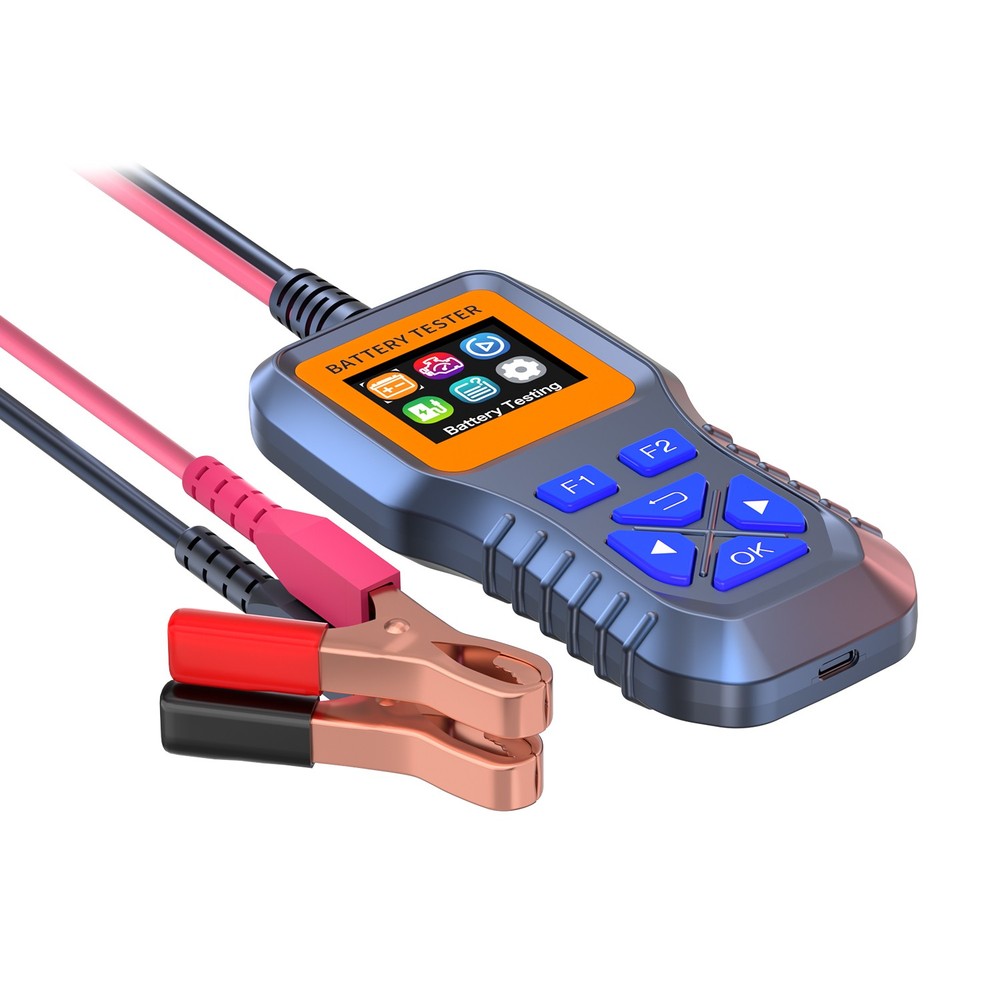 Car Battery Tester Digital Battery Analyzer Data Detection Supports 12 Languages