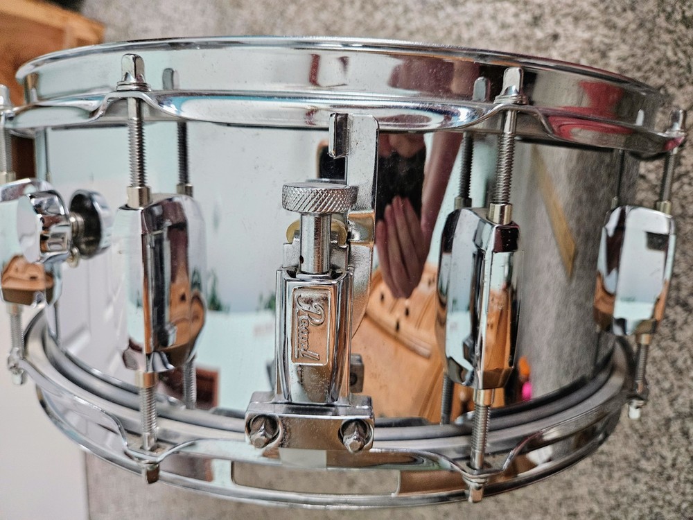 Pearl SS/WA Snare Drum With Adjustable Stand Pre-owned