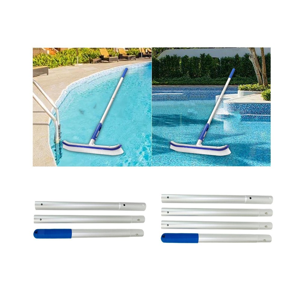 Aluminum Telescopic Pool Pole Generic Lightweight Replace Parts Expandable