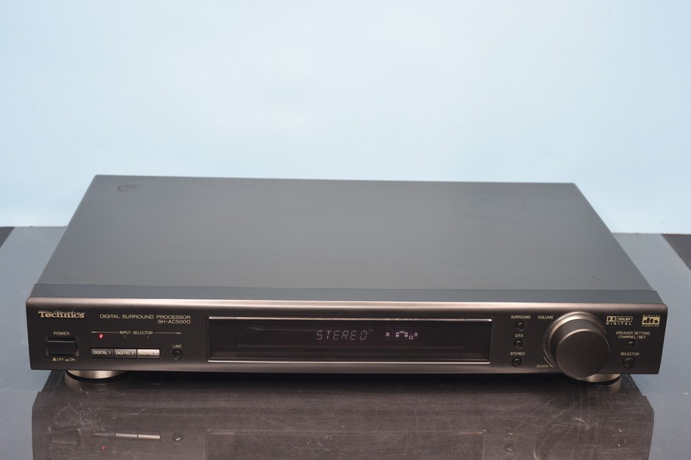 Technics SH-AC500D Digital Surround Processor Dolby AC-3 DTS w/ Remote, Manual +