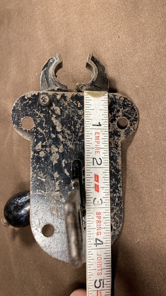 Vintage Antique Spring Load Lock Latch Pull Down Barn Gate Door Unusual Hardware