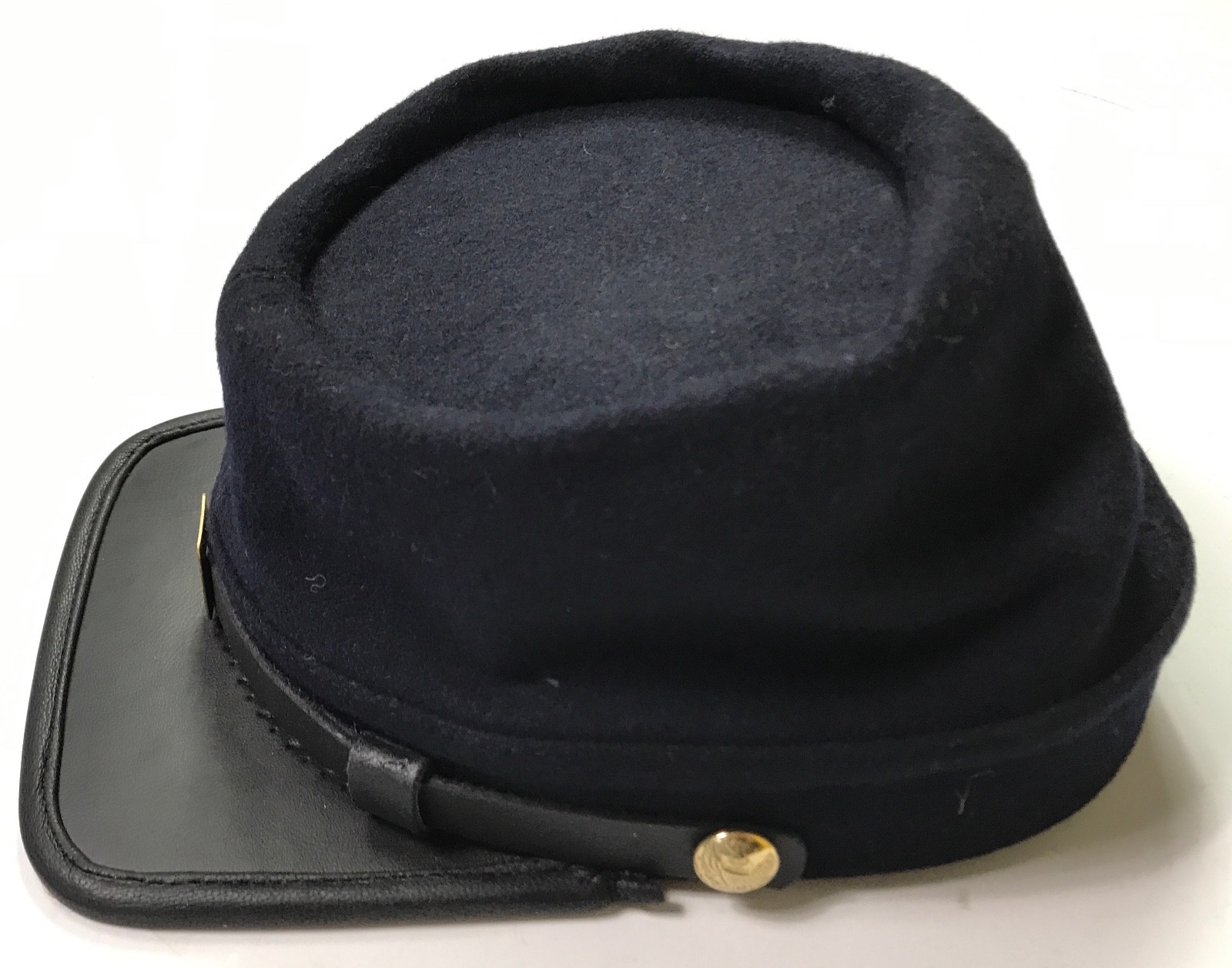 CIVIL WAR US UNION INFANTRY NAVY BLUE WOOL KEPI FORAGE CAP HAT-XLARGE