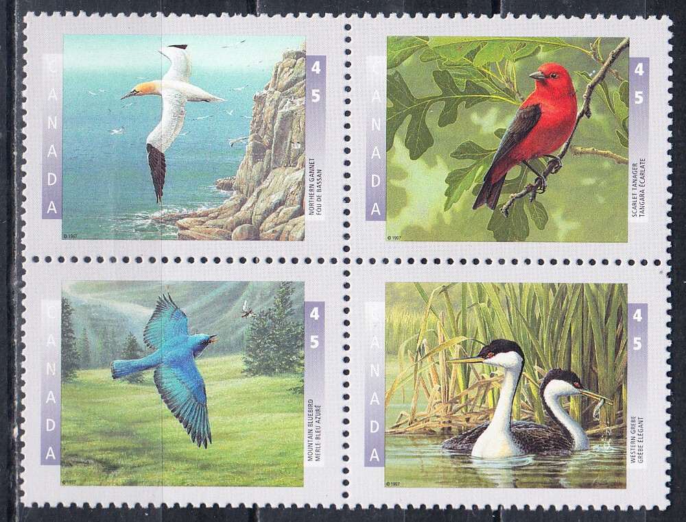 W CANADA 1631-1634a BIRDS