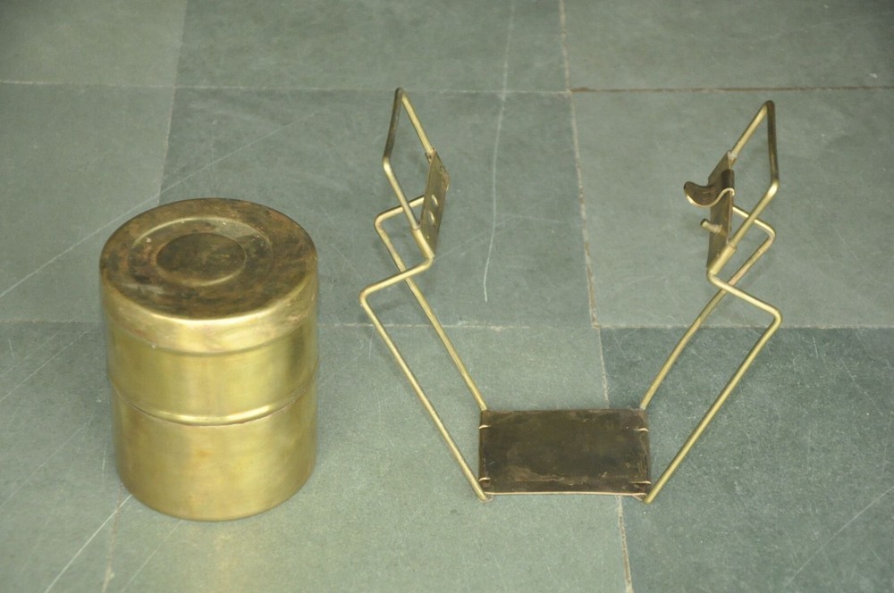 Vintage Brass 2 Compartment Handcrafted Solid Fine Lunch/Tiffin Box
