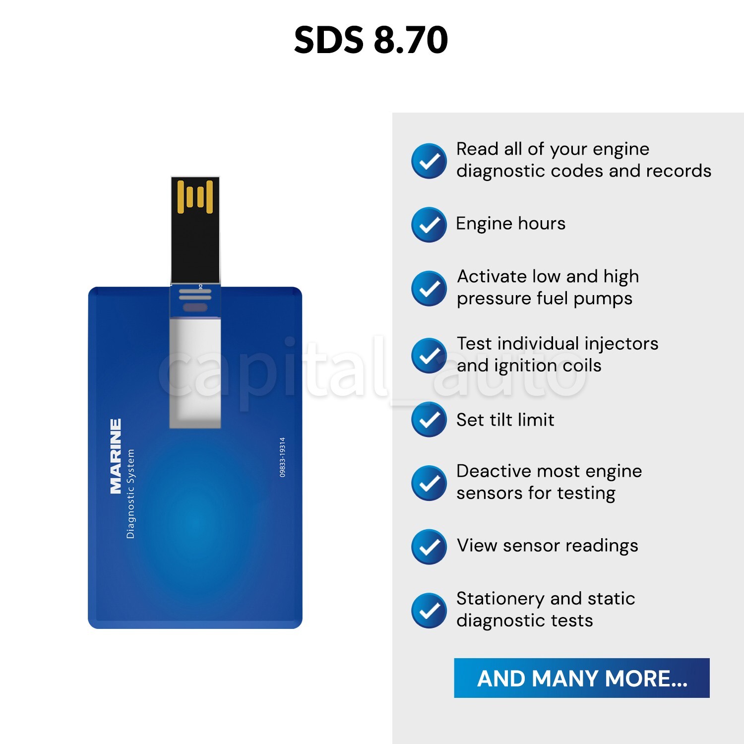 Diagnostic USB Cable Kit for Suzuki Outboard Marine Boat SDS 8.70