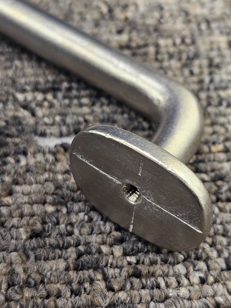 Ashley Norton Solid Bronze 3 3/4" Centers Classic Hex Pull in White Bronze