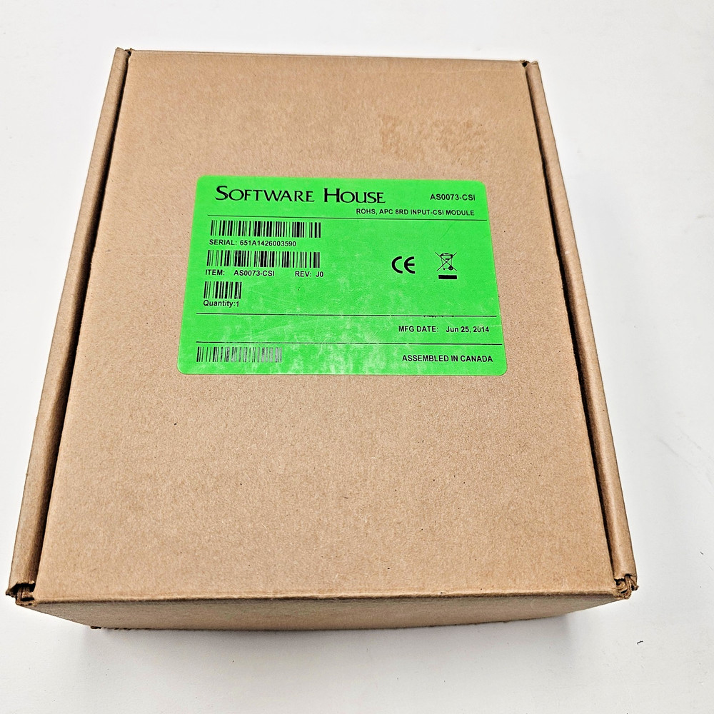 Software House AS0073-CSI I8-CSI input Module NEW Sealed