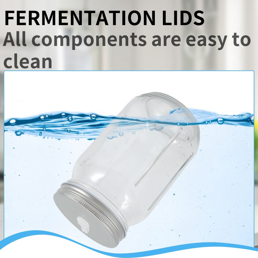 2 Pack 32 Oz Jar Fermentation Kit, Fermentation Jars, Fermentation Lids,5012