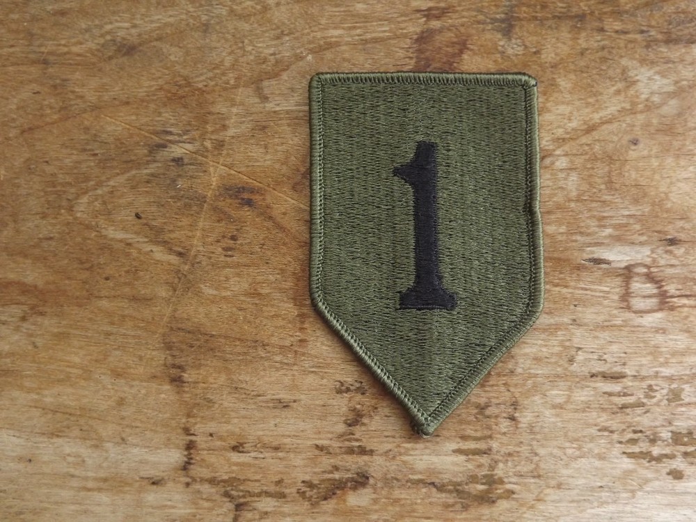 1st Infantry Division Patch, Subdued - INV# C387