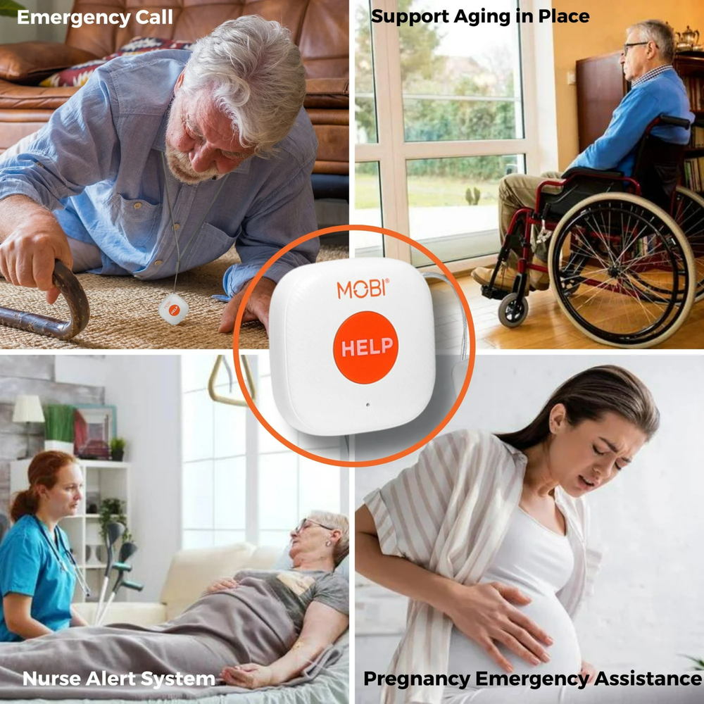 MOBI Smart Emergency Alert Button Personal Support System New 70278