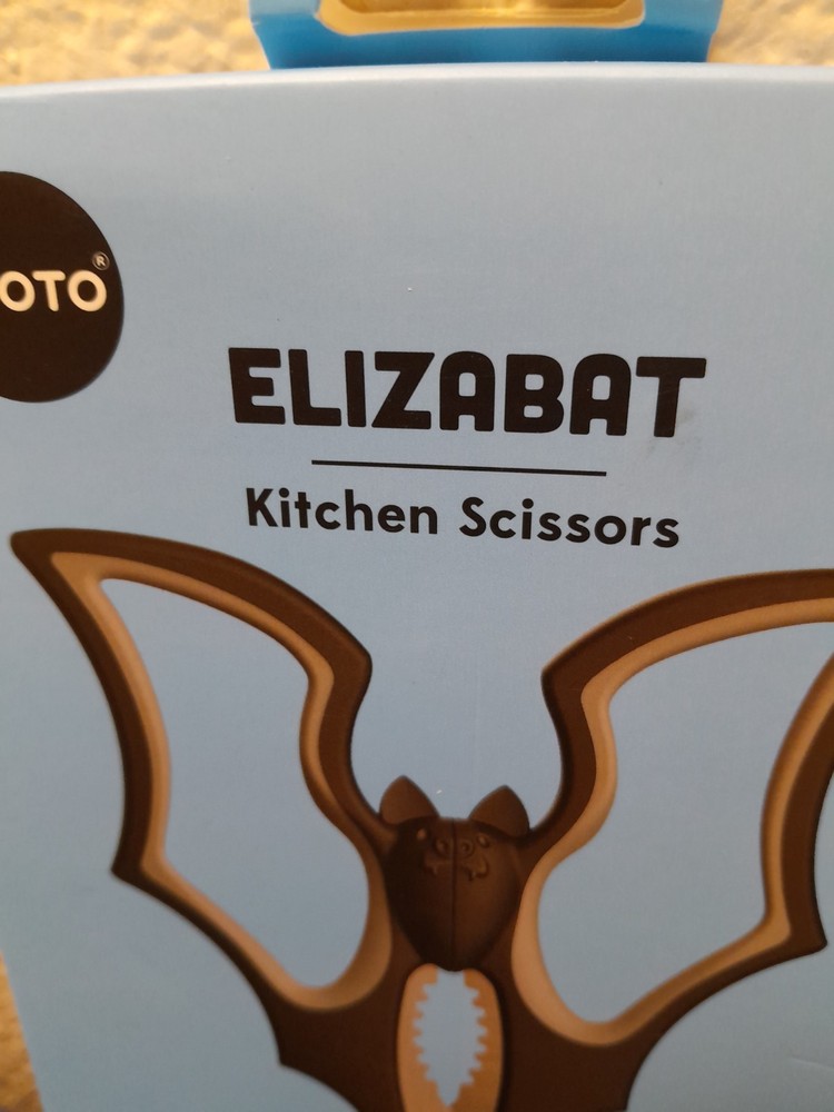 Elizabat Kitchen Scissors - Halloween Goth Cute Bat Kitchen Shears, Gothic Sciss