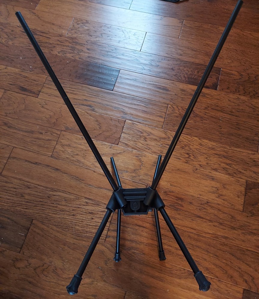 Black Collapsible 4-Leg 4-Arm Drum Stand