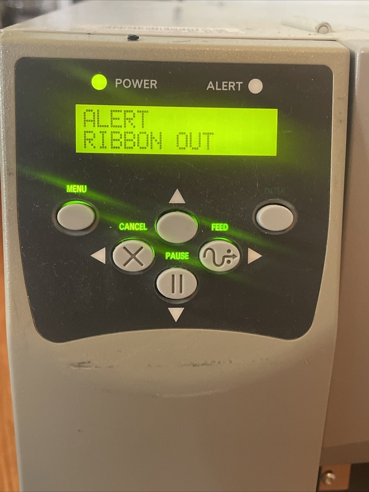 Zebra S4M Direct Thermal Barcode Label Printer LAN Serial USB Tested