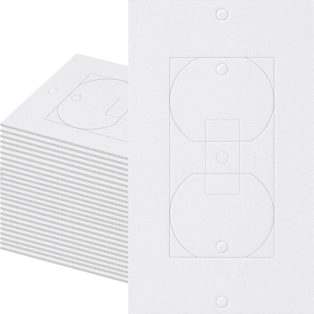 Outlet Insulators Draft Sealers, 30 Pack Electrical Outlet Insulation Pads, E...