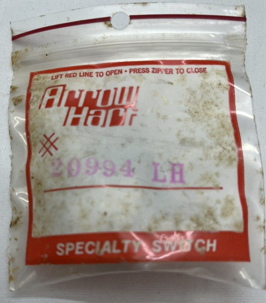 ARROW HART SPECIALTY SWITCH - TOGGLE SWITCH -  #20994 LH NIP