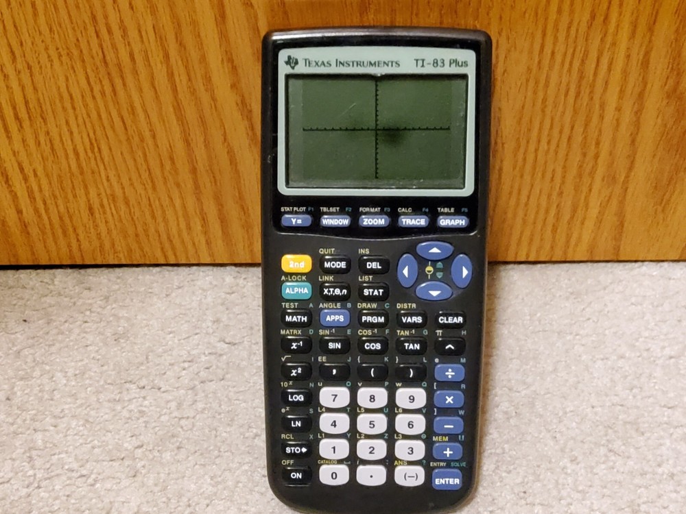 Texas Instruments TI-83 Plus Graphing Calculator Tested Works Grade B Condition
